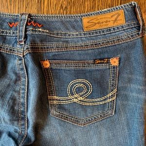 Seven Skinny Est 1964 Capri Jeans Size 16